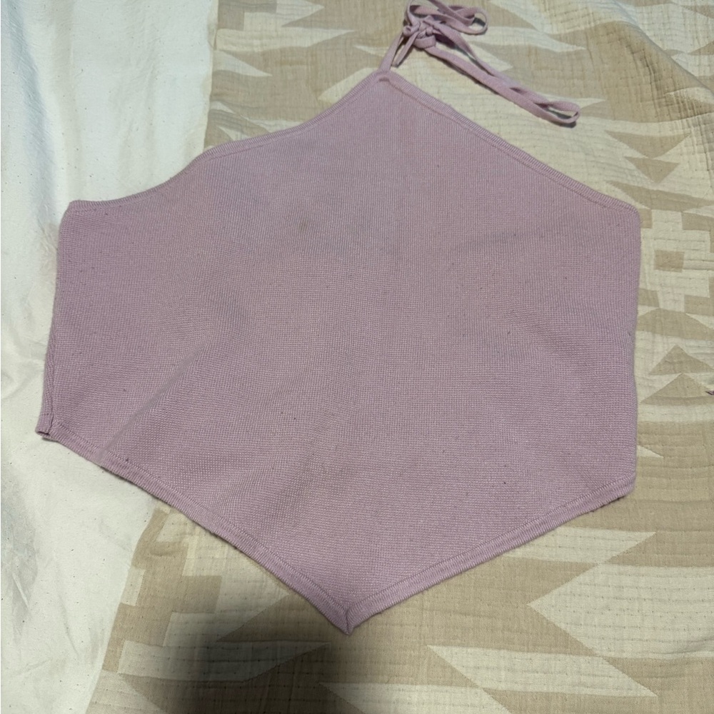 Abercrombie & Fitch Light Purple Knit Top